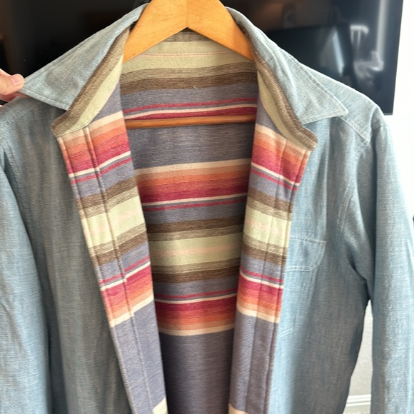 Men’s large reversible shirt jacket - Picture 3 of 3